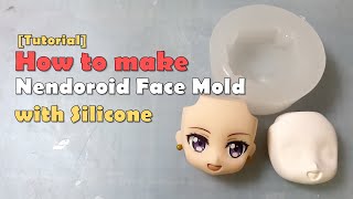 Tip, DIY) Making Nendoroid silicone face mold Tutorial / chibi figure / clay art