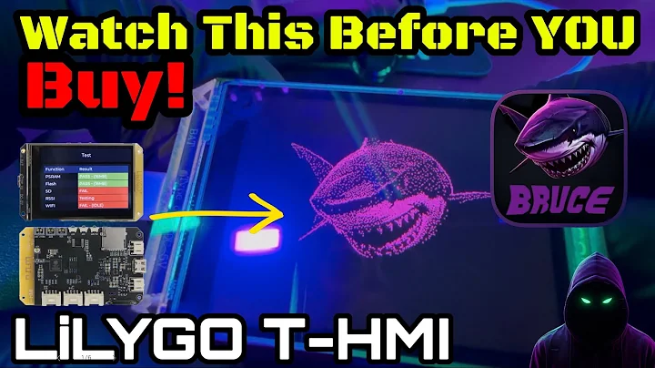 LiLYGO T-HMI Unboxing and Bruce Firmware Install - Is It Worth It?