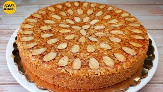 Try This Easiest Almond Cake Bakery Style By Aqsas Cuisine Dry Almond Cake Winter Special Cake