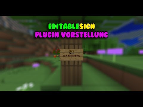 EditableSign  |  Plugin Vorstellung