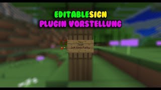 EditableSign  |  Plugin Vorstellung