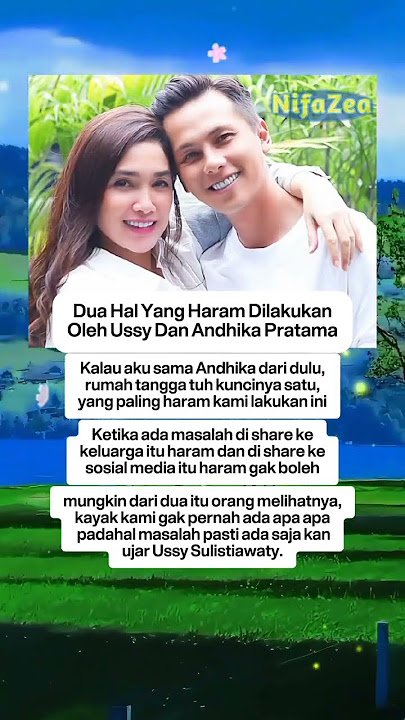 Kunci Rumah Tangga Awet Ala Ussy & Andika #ussysulistiawati #andhikapratama #artis  #fypyoutube