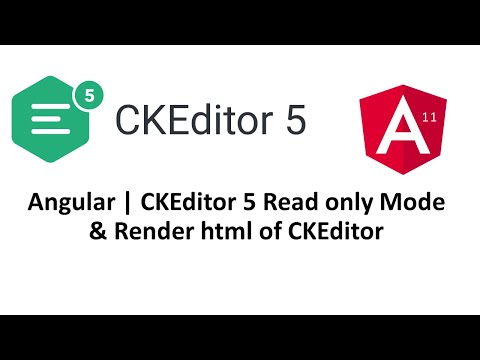 Angular | CKEditor