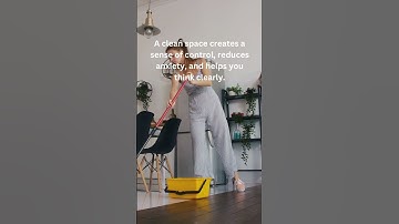 Clean Space, Clear Mind – The Psychology Behind It#shortsvideos #cleaning #motivation