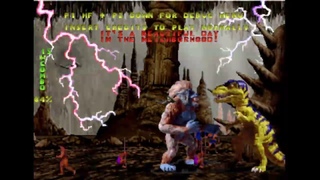 Primal Rage - Sauron - 20 hit short combo video