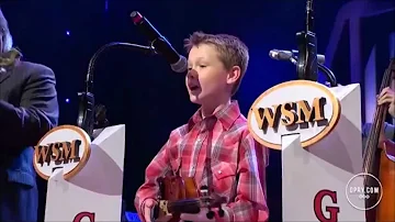 Carson Peters and Ricky Skaggs - "Blue Moon of Kentucky" ( Live at the Grand Ole Opry )