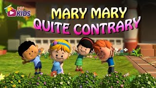 Mary Mary Quite Contrary with Lyrics | LIV Kids Nursery Rhymes and Songs | HD