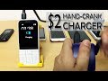 Hand crank USB charger for phones Complete review!