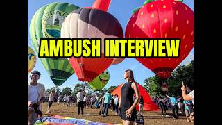 HOT AIR BALLOON AMBUSH INTERVIEW! #CamSOARwithNaga #humorvibes #trending #trendingphilippines