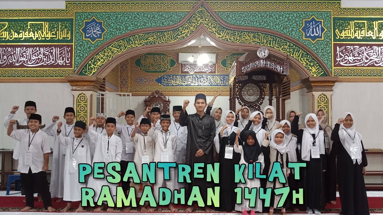 Pesantren kilat anak Ramadhan 1447H @MASJID_Al_Jamiaturrahmah_Pku 