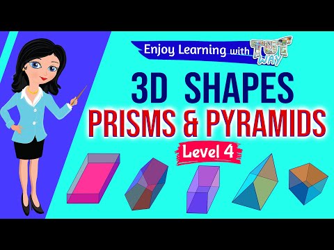 3Dフィギュア-プリズムとピラミッド|数学|グレード-3,4 | TutWay |