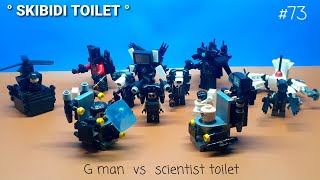 lego skibidi toilet | assemble scientist & mech scientis skibidi toilet