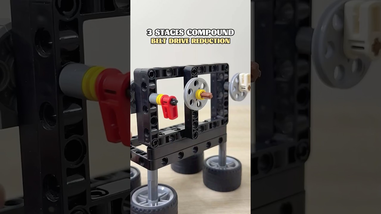 3 Stages Belt Drive Reduction