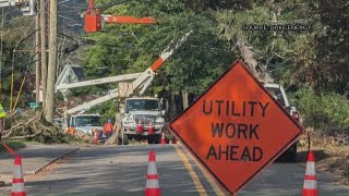 Utility crews delay work as severe weather continues