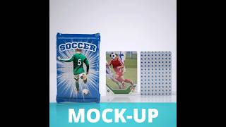Trading Card & Wrapper Mock Up Bundle – 5 Editable PSD Templates | Sports, Collectible, Game Pack