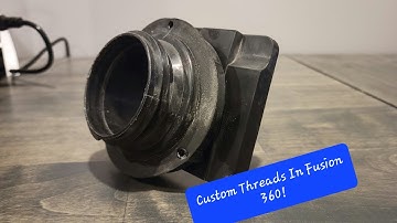 Fusion 360 Custom Thread Tutorial