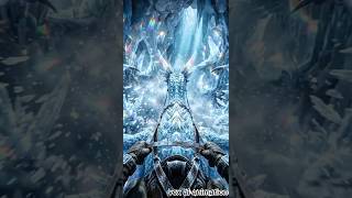 "First Person Flight on a Massive Crystal Fang Dragon 🐉❄️ | Ice Prism Cavern" #ai #dragon