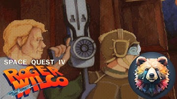 Space Quest IV (1991) Intro in  BEAR-O-VISION™ with Roland MT32 emulation (MS-DOS) (4K)