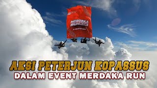 Kopassus Paratroopers in Action at the Merdeka Run Event