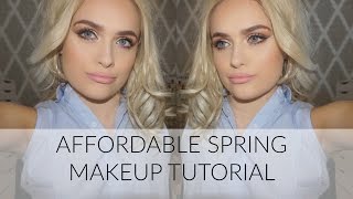 AFFORDABLE SPRING MAKEUP TUTORIAL | Jordan Bone