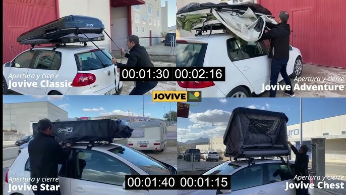 Cómo instalar la tienda de techo para coche Jovive Tent 👍 