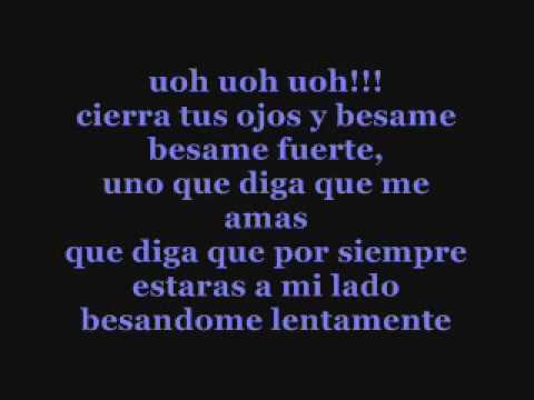 Besame Fuerte - Baby Boy (Letra)