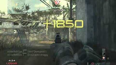 Mw3 1 bullet 2 kills + ownage in one in a chamber