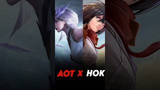 AOT x HoK skins LEAKED!!#HonorofKings #AttackonTitan #HoKxAttackonTitan #HoK #scoutregimentassemble