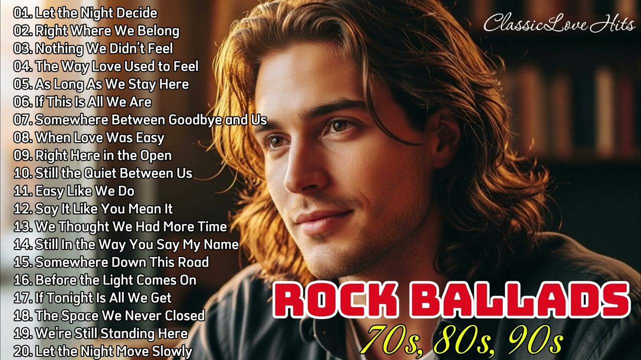 Timeless Romantic Soft Rock 💖 | 70s–90s Classic Love Ballads