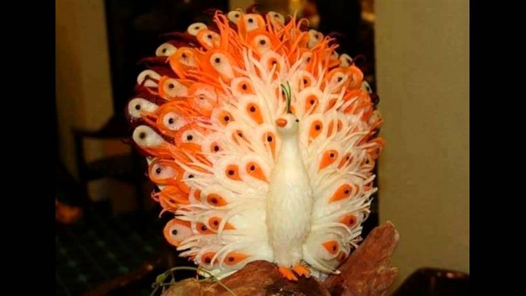 food creativity using vegetables and fruits