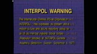 FBI/Interpol Warning/PolyGram Video