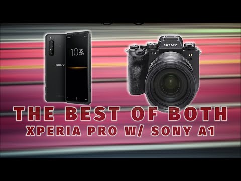 Sony A1 Camera 50MP Camera w/ Sony Xperia PRO Smartphone as a Extender Monitor Option