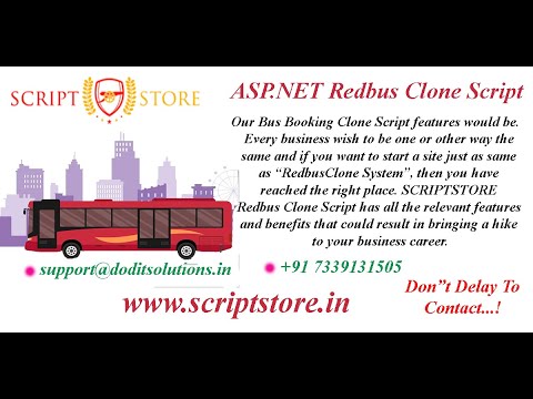 ASP.NET Redbus Clone Script - WEBSITE SCRIPTS