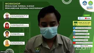 Workshop Penulisan Jurnal Ilmiah Pengabdian Kepada Masyarakat