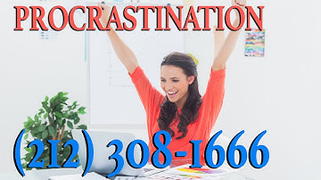 Procrastination Treatment NYC Dr  Robert Schachter Cognitive Behavior Therapist NYC