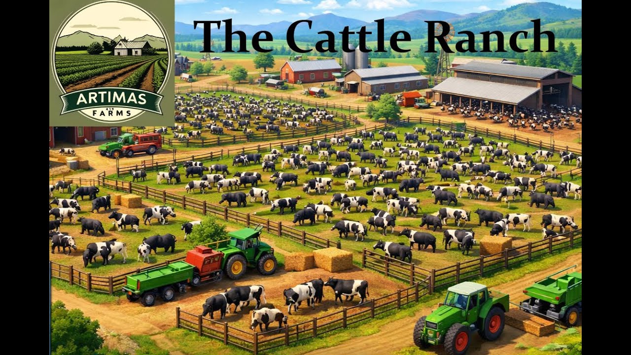 The Cattle Ranch e001 | The Journey Begins to 5k | FS25 Lets Play - YouTube
