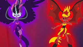 картинка: PMV - Гори в огне, да поярче { Сансет Шиммер и Твайлайт Спаркл }