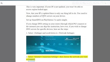 Set up HideIPVPN Smart DNS on PlayStation 3