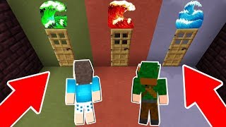 ENCONTRAMOS 3 PORTAS DO TSUNAMI NO MINECRAFT!! QUAL ESCOLHER ?