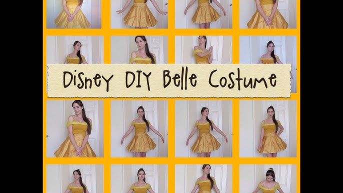 Disney DIY: Belle Costume - YouTube disney-diy-belle-costume-youtube