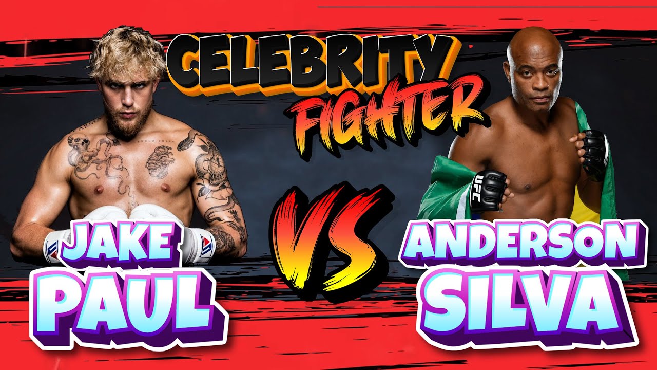 Jake Paul VS Anderson Silva Full Street Fight - Celebrity Fighter