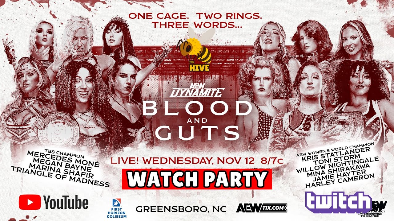 AEW BLOOD AND GUTS 2025!! – AEW DYNAMITE WATCH PARTY!!