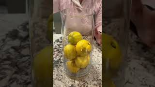 Asmr Filling Jar Lemon With Sounds