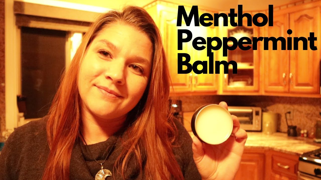 Menthol Peppermint Balm - Natural and Organic - YouTube