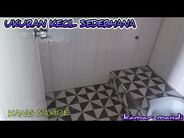 Desain Kamar Mandi Kecil Sederhana Youtube