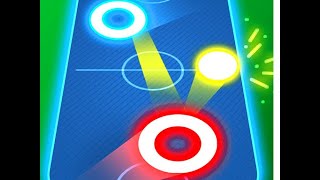 Air Hockey Glow: 2 Players - Game Video - Ans32 Game screenshot 1