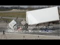 Crash test barrire pivotante ale msb c80