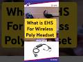 No More Desk Bound: Embrace Flexibility with CS540 Headset & EHS #shorts #tips #bluetooth