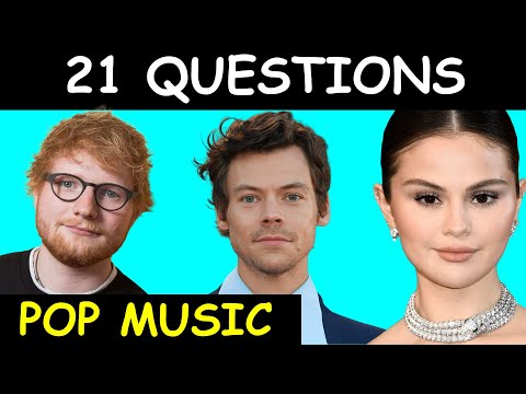21 Pop Music Quiz Trivia Questions Fun Quiz Questions Youtube