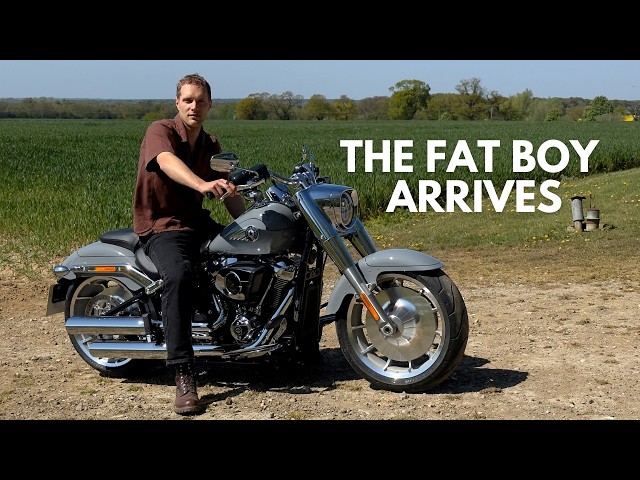 The Harley Davidson Fat Boy Arrives - YouTube